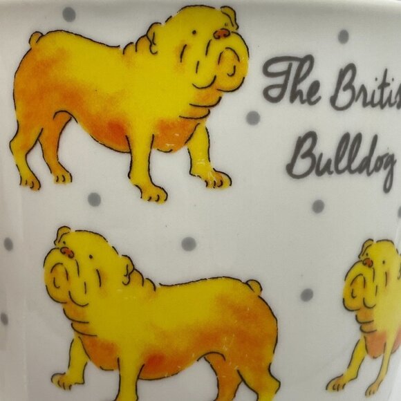 Milly Green The British Bulldog Graphic Coffee Tea Large Mug 20oz Made England - Picture 5 of 9
